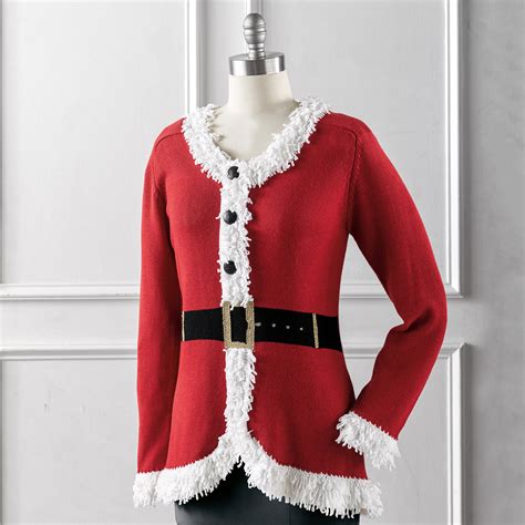 santa and mrs claus sweater